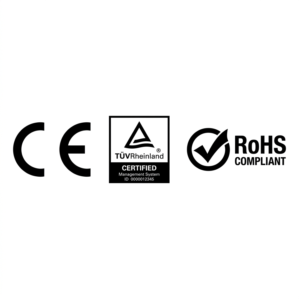 CE TUV RoHS Certifications